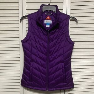 Columbia Omni-Heat Purple Vest Size S